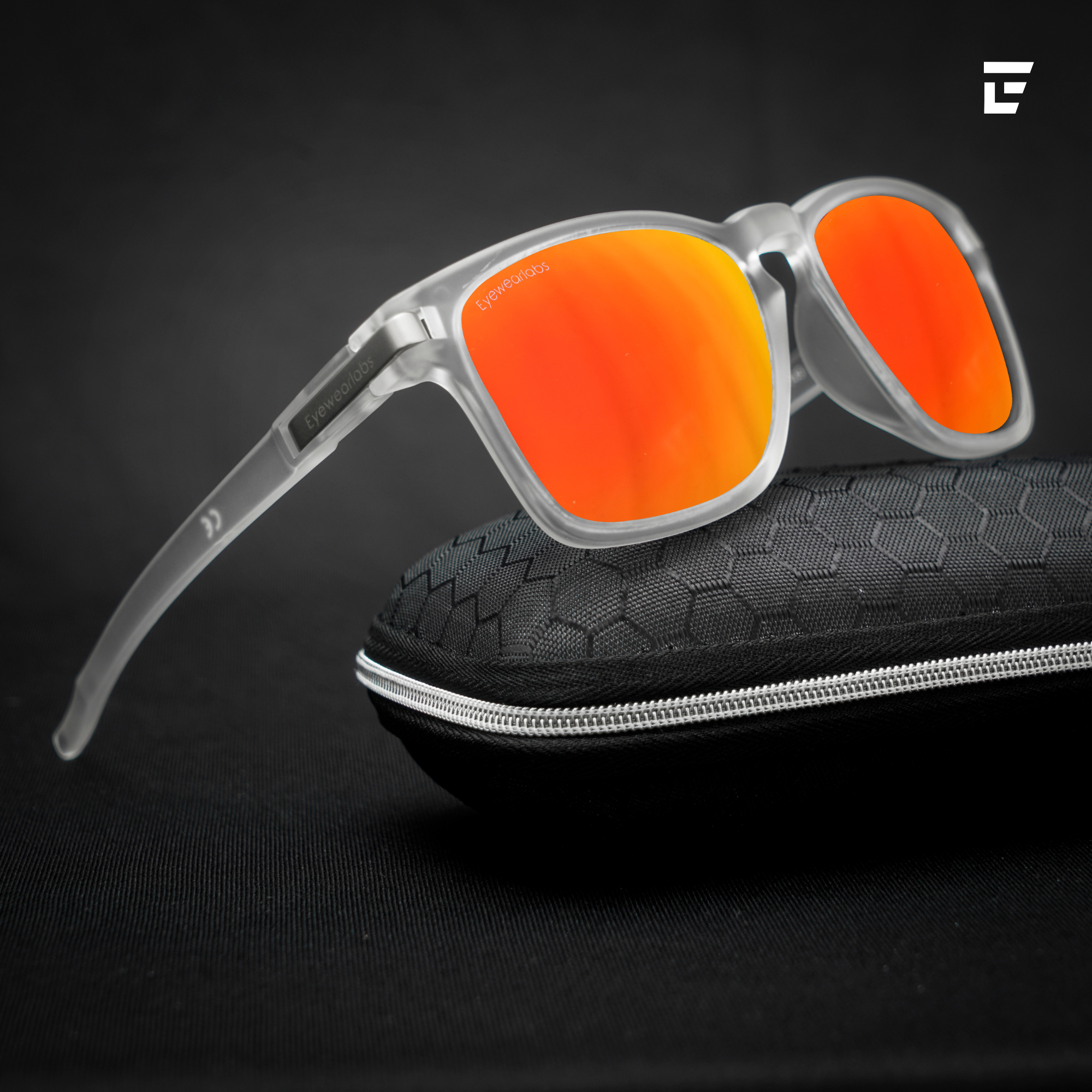 Orange cheap polarized sunglasses