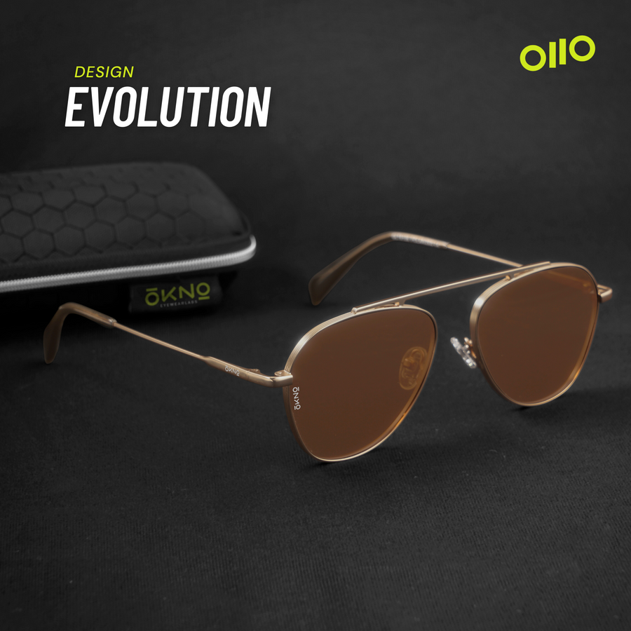 Explore Luca Auburn Metallic Sunglasses Collection Okno By