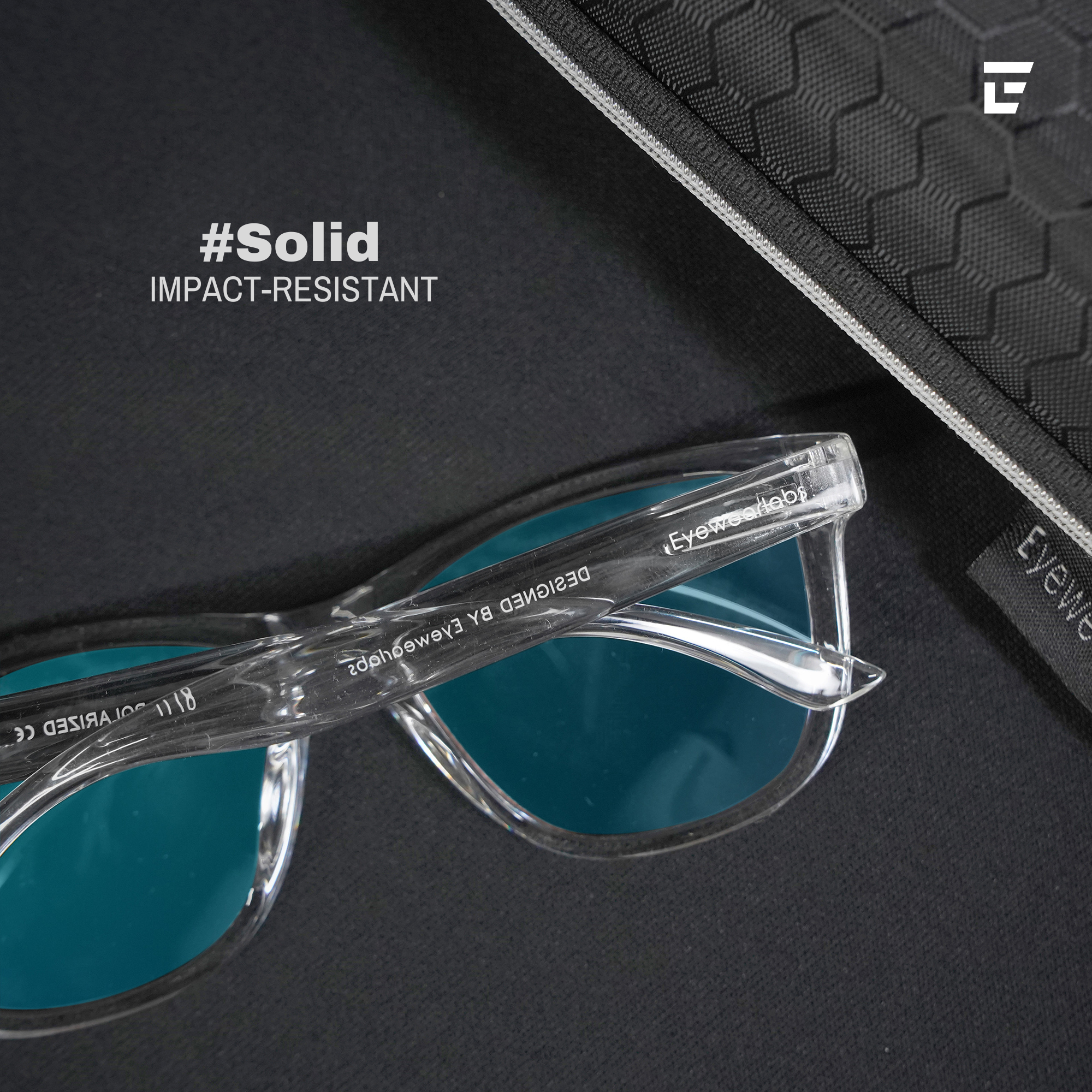 FOLDABLE UV Protection Retro Square, Wayfarer Sunglasses (52) (For Men &  Women, Black)
