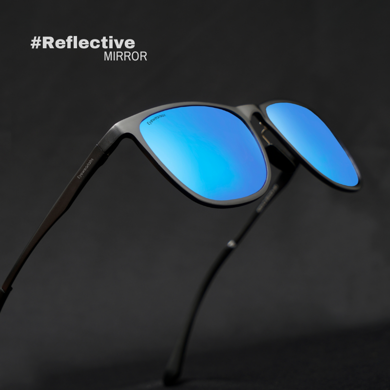 Xagger Polarized Wrap Around Sport Sunglasses for Men Women UV400  Lightweight Sports Glasses Matte White | Ice Blue Mirror